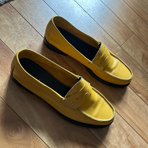 MAGUIRE Napoli Leather Penny Loafer in Dijon - Picture 6 of 10